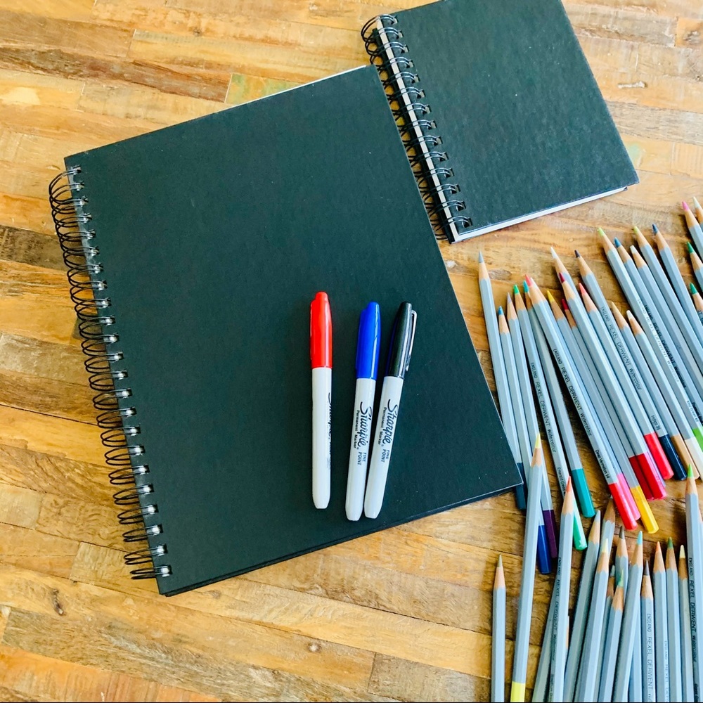 Bundle of 2 Sketchbooks & 57 Watercolor Pencils - Picture 2 of 12
